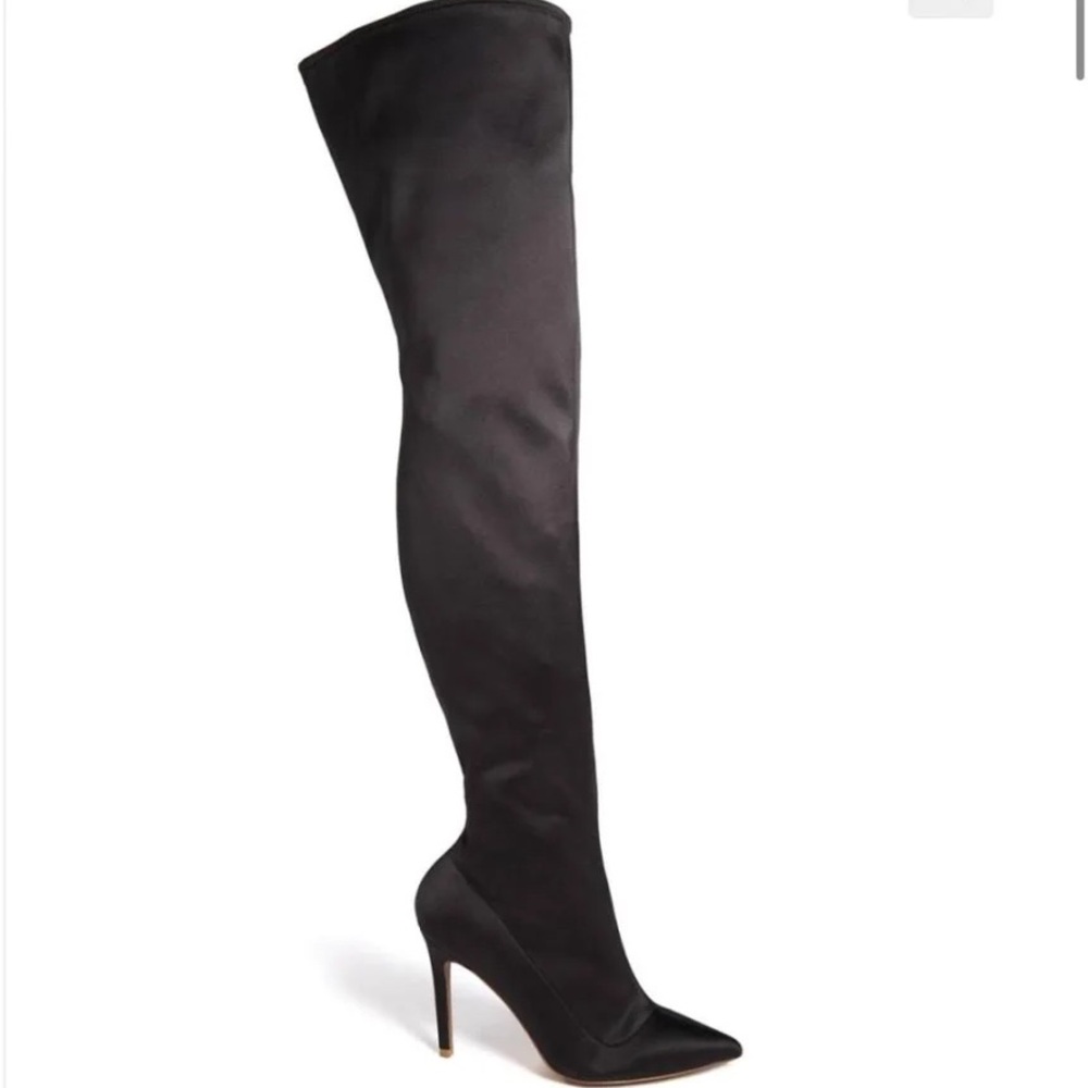 Guess by Marciano Satin over the knee booties